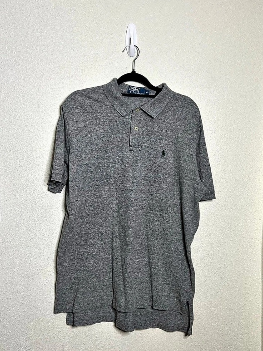 Polo Ralph Lauren Classic Fit Cotton Mesh Polo Shirt Gray XL